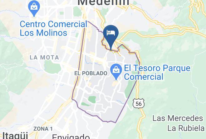 Medellin - Hotel Greenview Maps