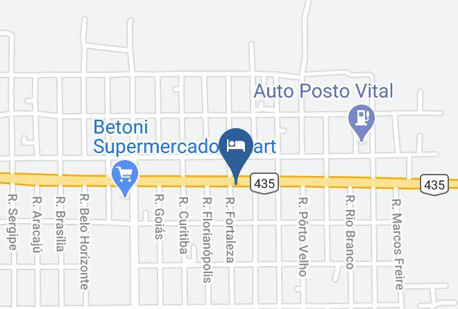 Cerejeiras - Hotel Greenville Maps