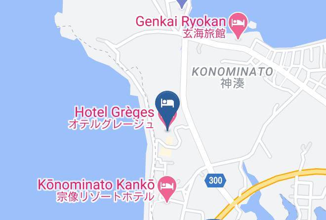 Munakata City - Hotel Greges Maps
