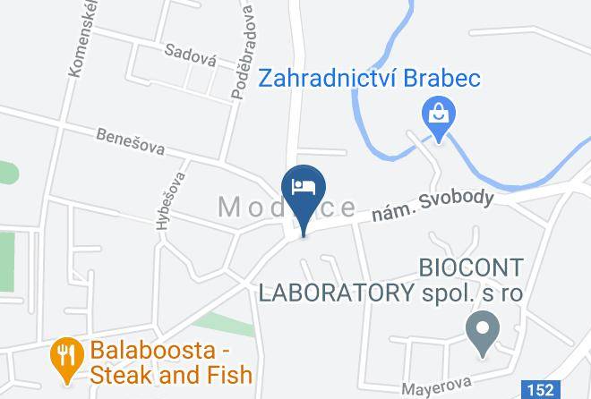 Brno Province - Hotel Gregor Maps
