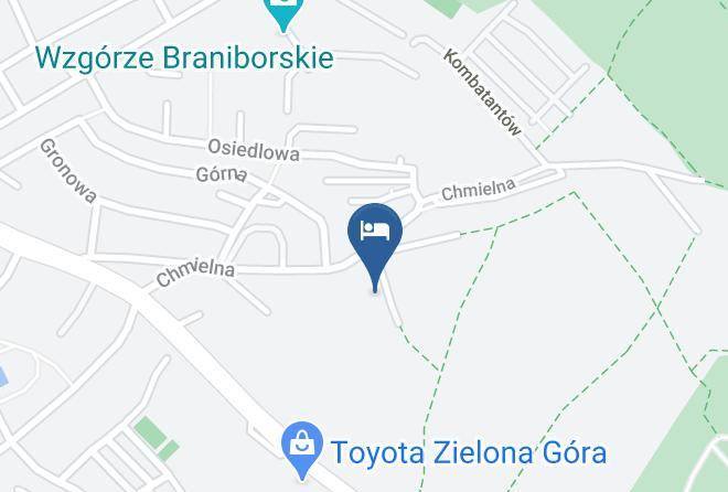 Zielona Gora - Hotel Gregor Pensjonat Maps