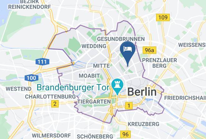 Stadt Berlin - Hotel Grenzfall Maps