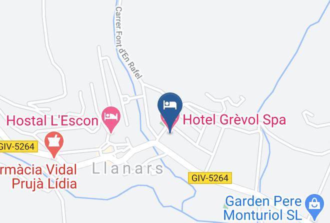 Girona - Hotel Grevol Spa Maps