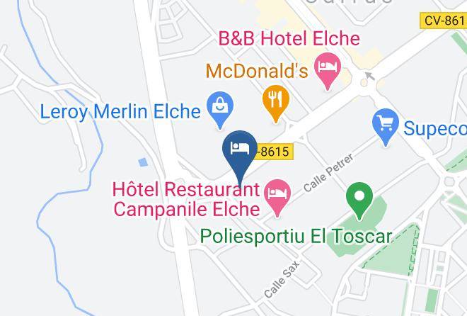 Alicante - Hotel Grill Elche Sl Maps
