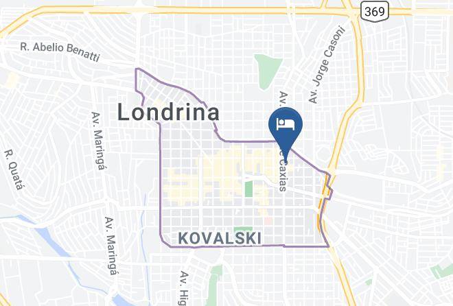 Londrina - Hotel Gringos Maps