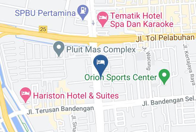 North Jakarta - Hotel Griya Permai Maps