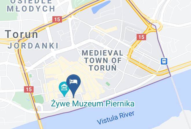 Torun - Hotel Gromada Torun Maps