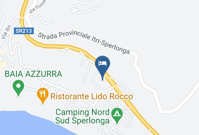 Hotel Grotta Di Tiberio Map