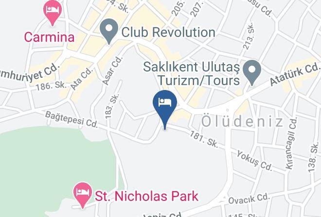 Fethiye - Grove Hotel Maps
