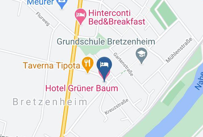 Bad Kreuznach - Hotel Gruner Baum Maps