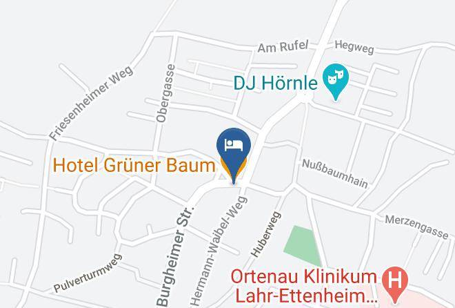 Ortenaukreis - Hotel Gruner Baum Maps