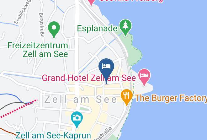 Zell Am See - Hotel Gasthof Gruner Baum Maps