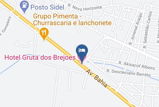 Morro Do Chapeu - Hotel Gruta Dos Brejoes Maps