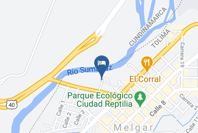 Melgar - Hotel Guadaira Resort Melgar Maps