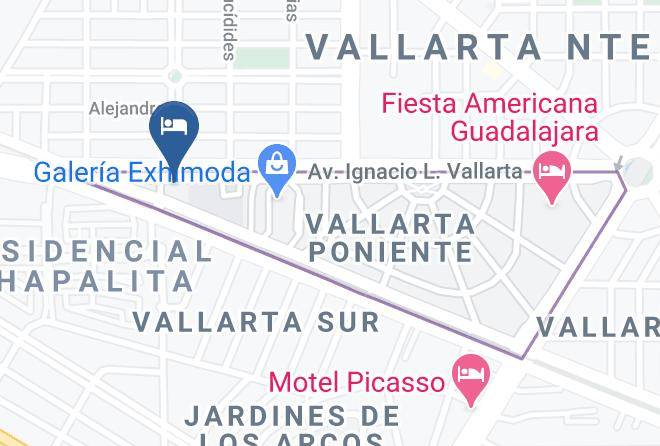 Guadalajara - Hotel Guadalajara Maps