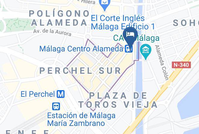Malaga - Hotel Guadalmedina Maps