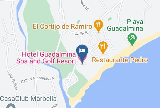 Malaga - Hotel Guadalmina Spa And Golf Resort Maps