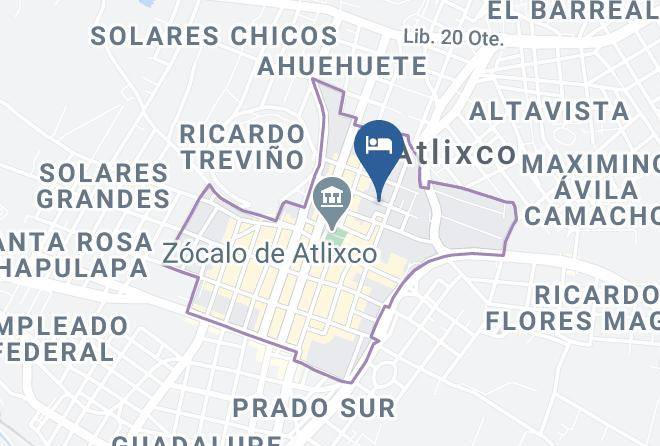 Atlixco - Hotel Guadalupe Maps