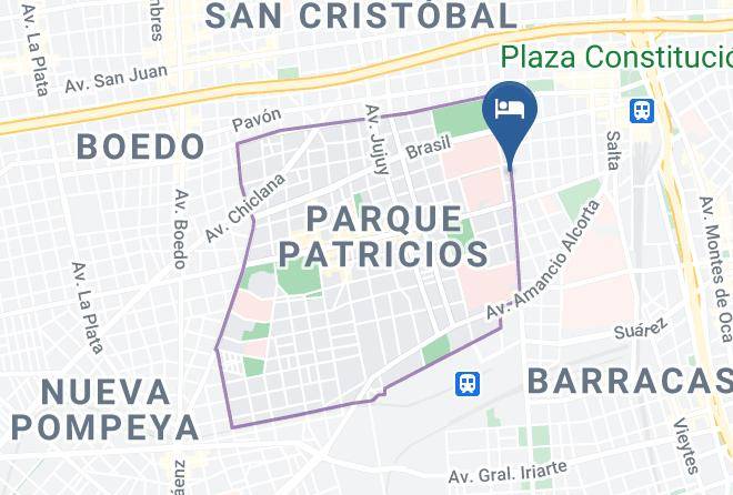 Autonomous City Of Buenos Aires - Hotel Guadalupe Maps