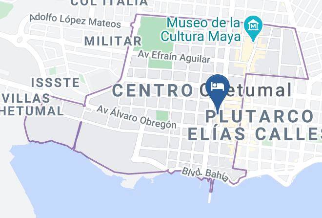 Othon P Blanco - Hotel Guadalupe Del Carmen Maps