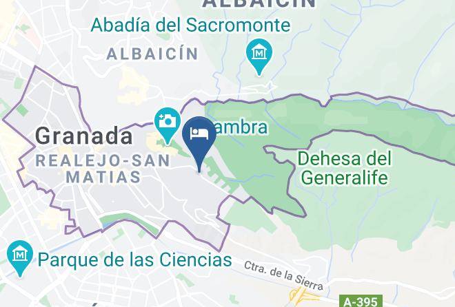 Granada - Hotel Guadalupe Maps