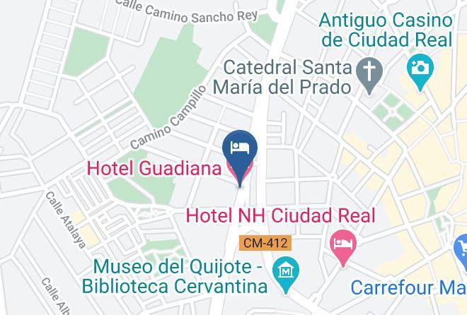 Ciudad Real - Hotel Guadiana Maps