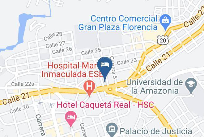 Florencia - Hotel Guaimaral Maps