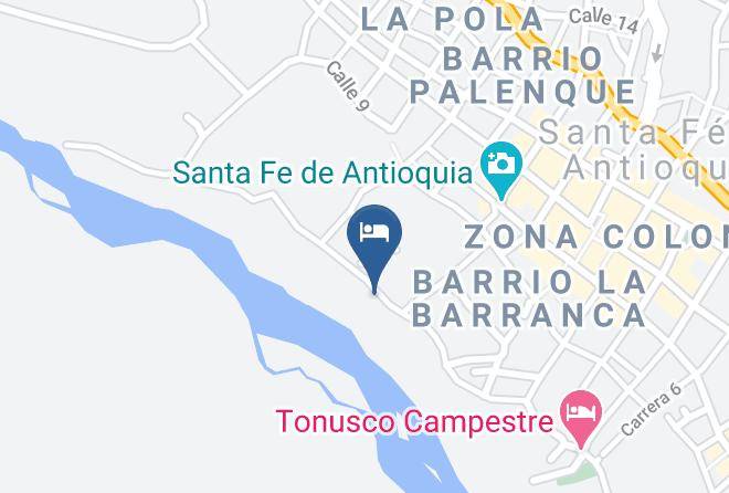 Santa Fe De Antioquia - Hotel Guali Santa Fe Maps
