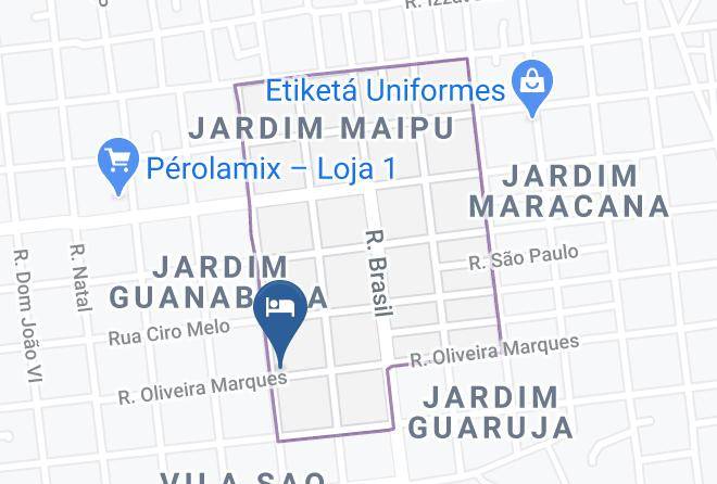 Dourados - Hotel Guanabara Maps