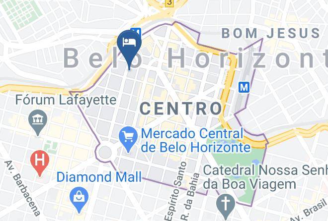 Belo Horizonte - Hotel Guanabara Maps