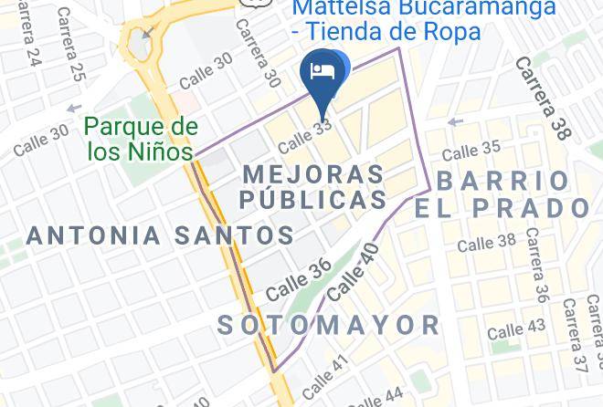 Bucaramanga - Hotel Guaracao Maps