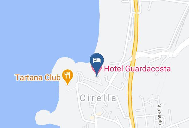 Cosenza - Hotel Guardacosta Maps