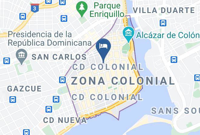 Santo Domingo De Guzman - Hotel Guarocuya Maps