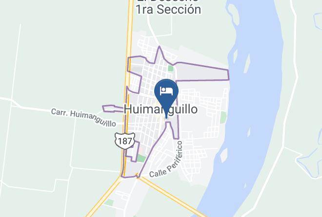 Huimanguillo - Hotel Guayacan Maps