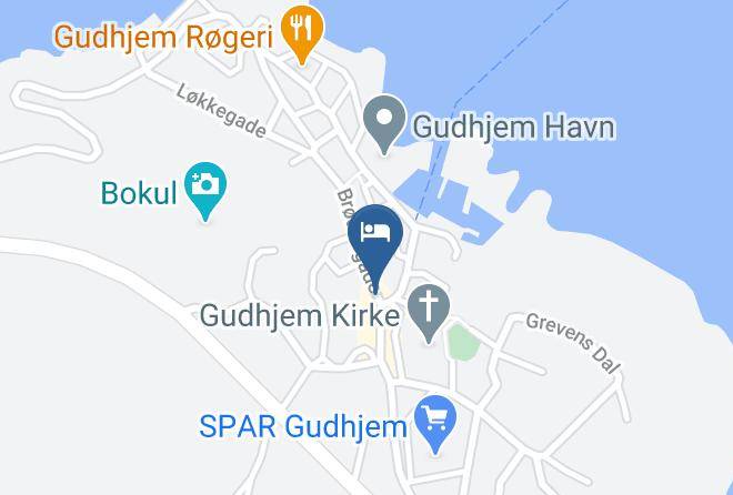 Bornholm - Hotel Gudhjem Maps