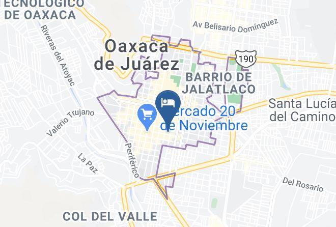 Oaxaca De Juarez - Hotel Guelaguetza Maps