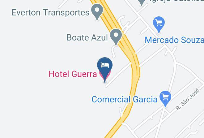 Jaguaruna - Hotel Guerra Maps