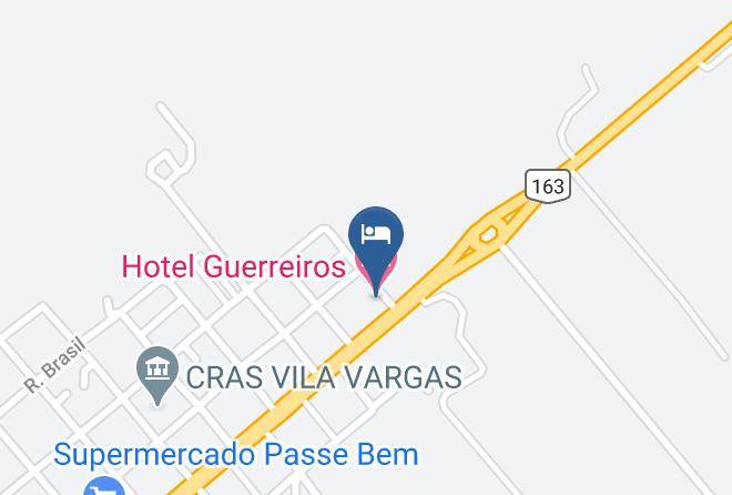 Dourados - Hotel Guerreiros Maps