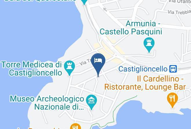 Leghorn - Hotel Guerrini Castiglioncello Maps
