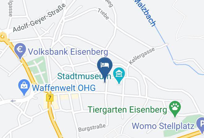 Saale Holzland Kreis - Hotel Mohrenbrunnen Eisenberg Maps