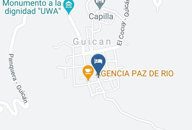 Hotel Guican De La Sierra Map