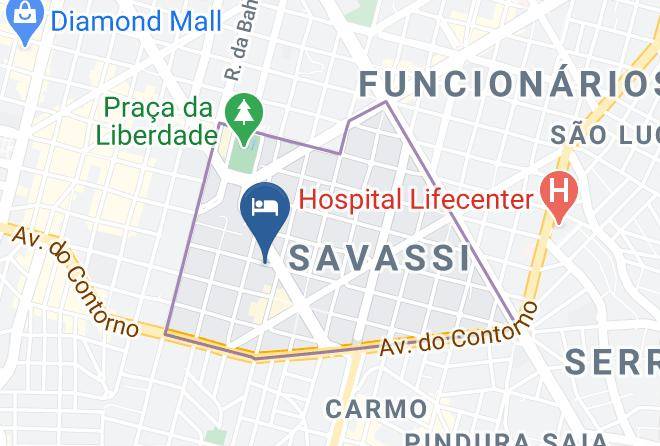Belo Horizonte - Hotel Guignard Maps