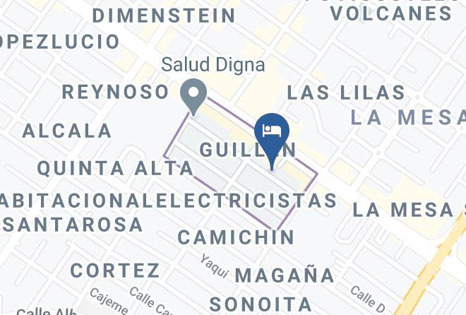 Tijuana - Hotel Guillen Maps