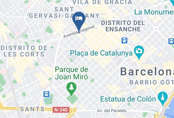 Barcelona - Hotel Guitart Grand Passage Maps