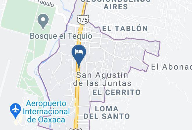 San Agustin De Las Juntas - Hotel Guiva Aeropuerto Maps