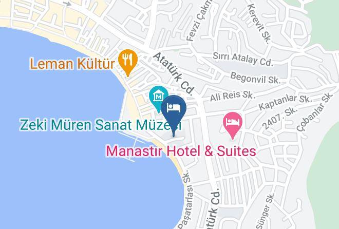 Bodrum - Hotel Gulbaba Maps