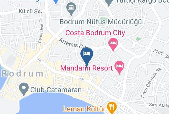 Bodrum - Hotel Gulec Maps