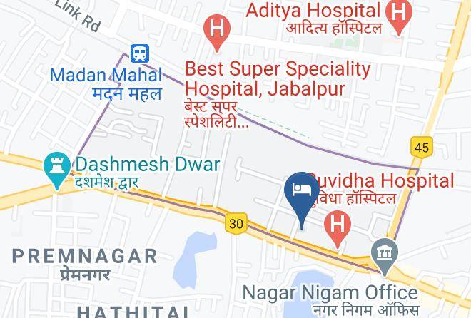 Jabalpur - Hotel Gulzar Maps