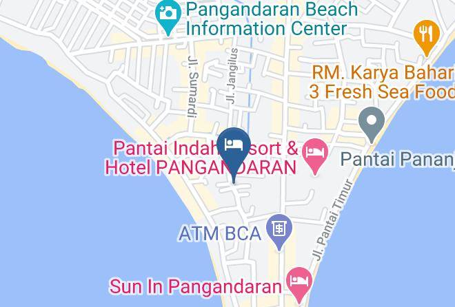 Pangandaran Regency - Hotel Guna Mekar Endah Maps