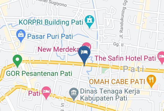 Pati Regency - Hotel Guna Wijaya Maps